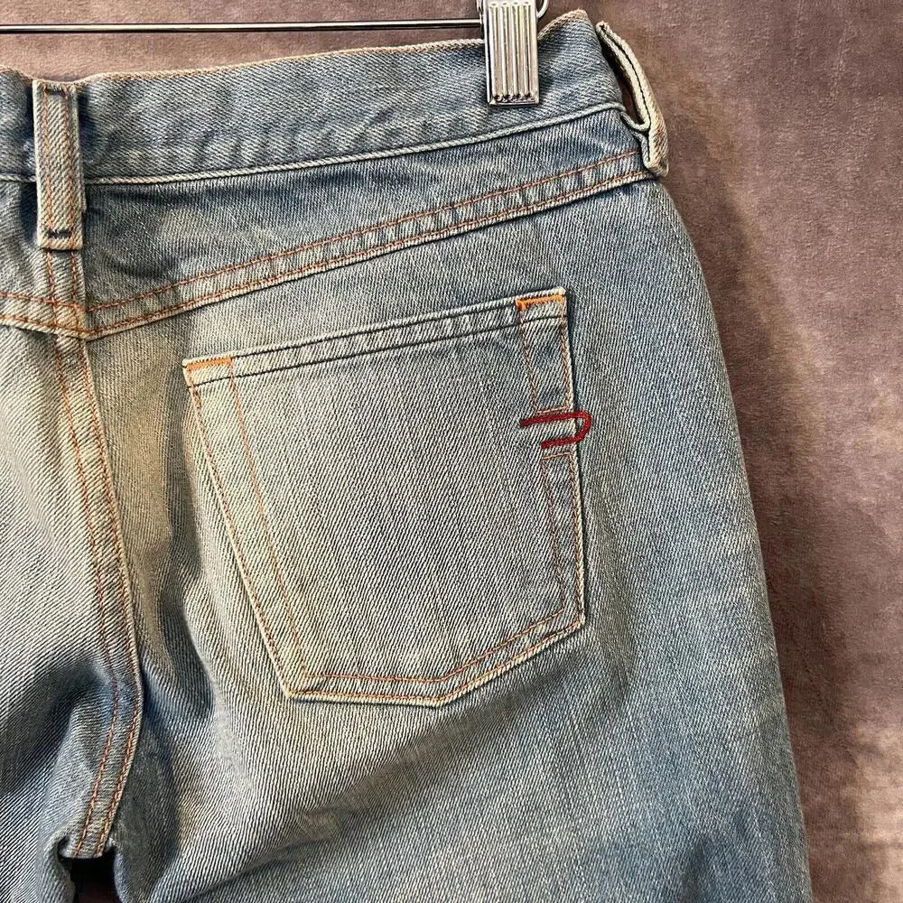 VTG Diesel Zink Boot Cut Low Rise Denim Jeans‎ Women Size 28 Italy Made